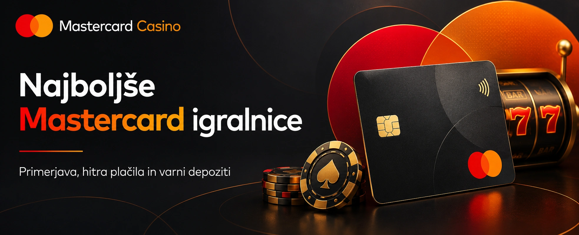 Primerjava najboljših mastercard casino igralnic za slovenske igralce 2026